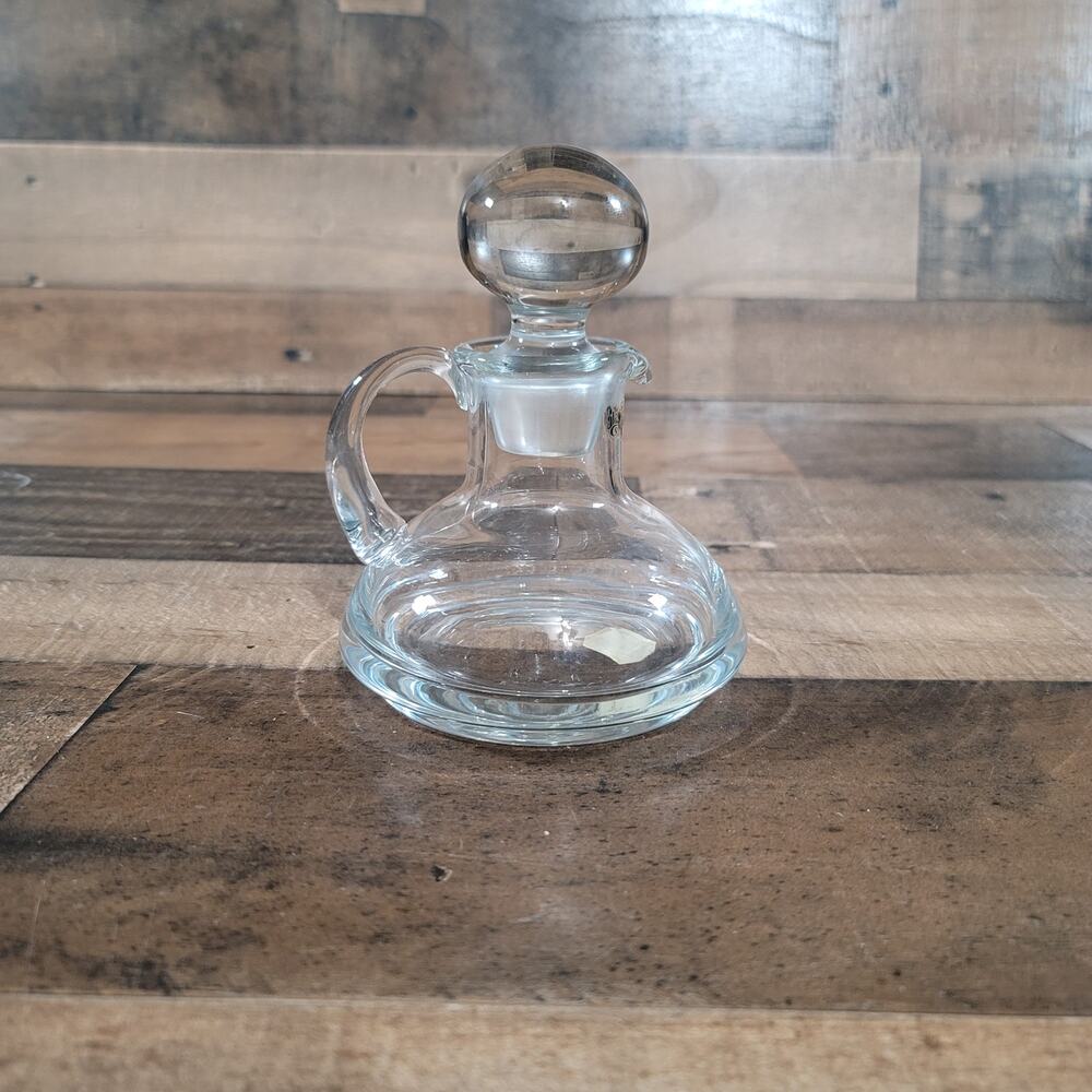 Vintage The Glass Shop  Decorative Cruet / Decanter with Cut Glass Stopper